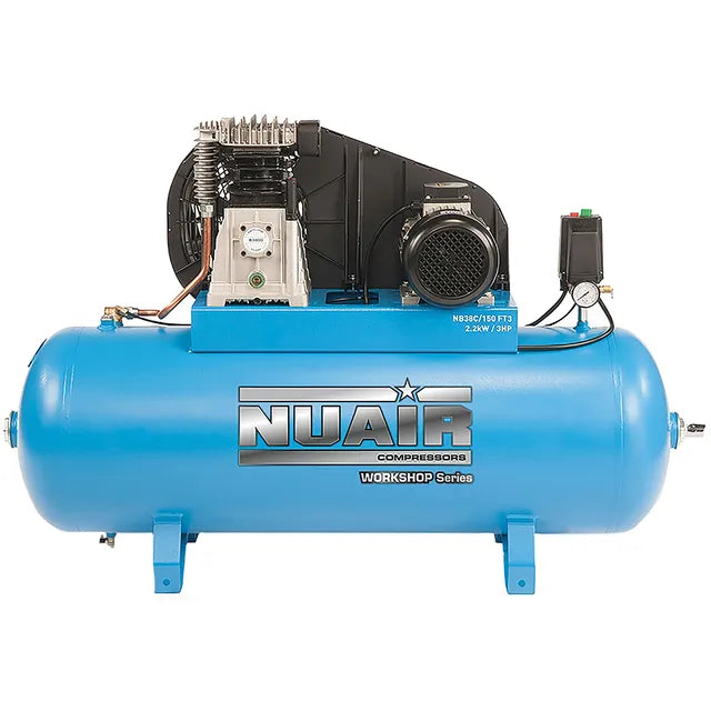 NUAIR Piston Compressor 10 Bar 200 Litre