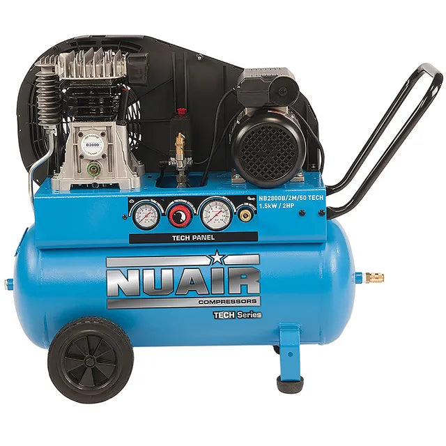 NUAIR Portable Piston Compressor 10 Bar 50 Litre Product Code: S-28DA404FPS008