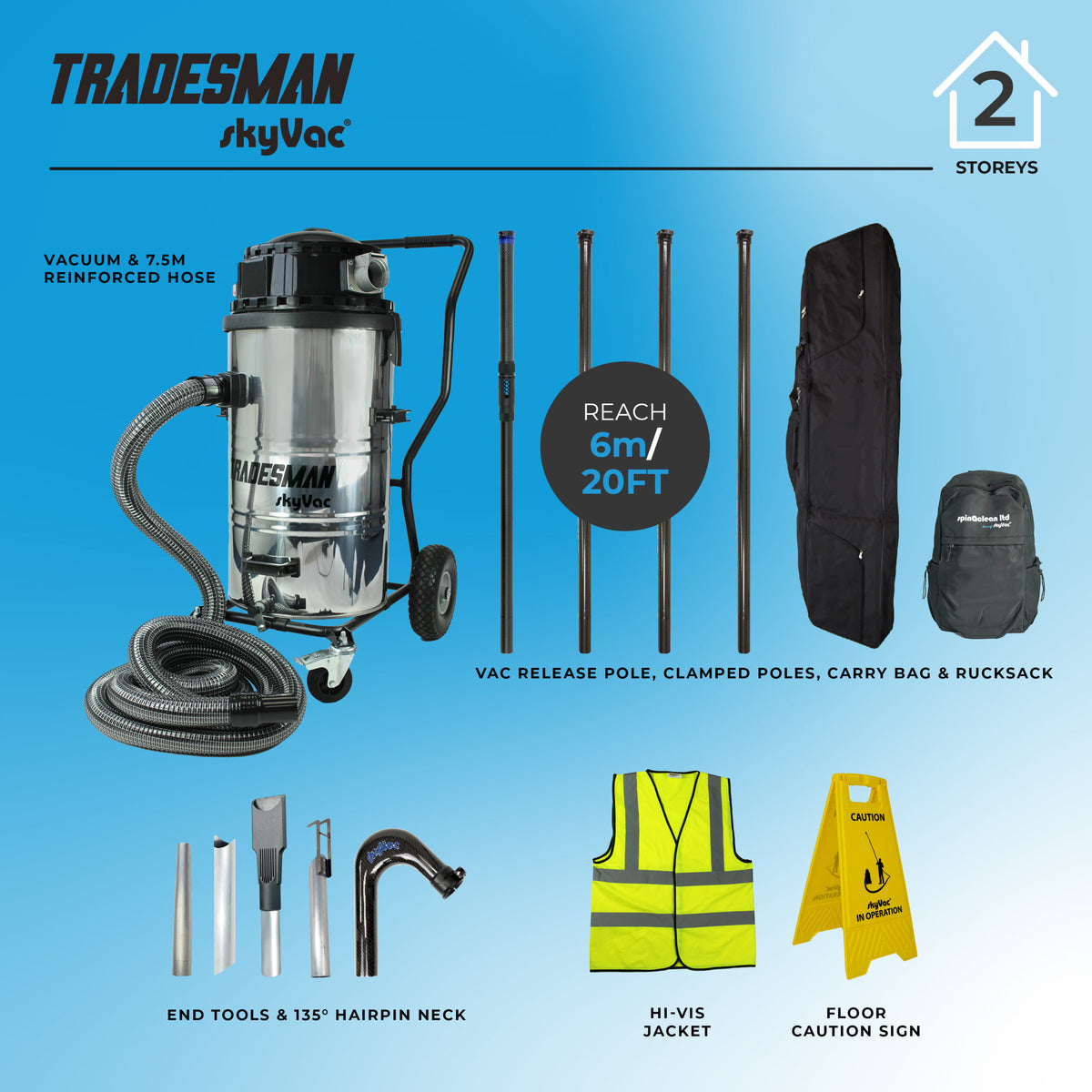skyVac® Tradesman Package