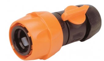 Garden Hose QR Coupler with Tap 3/4" hose connector
