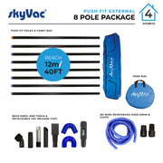 skyVac® Standard 44mm Push Fit Pole Package